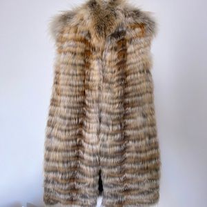 100% fur vest - size small